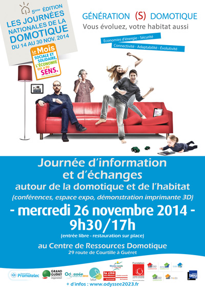 26/11/2014 : Journée d'information et d'échanges autour de la domotique et de l'habitat 26/11/2014 : Journée d'information et d'échanges autour de la domotique et de l'habitat